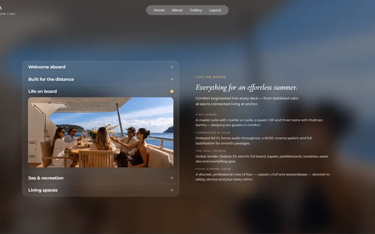 La Pausa — additional screen