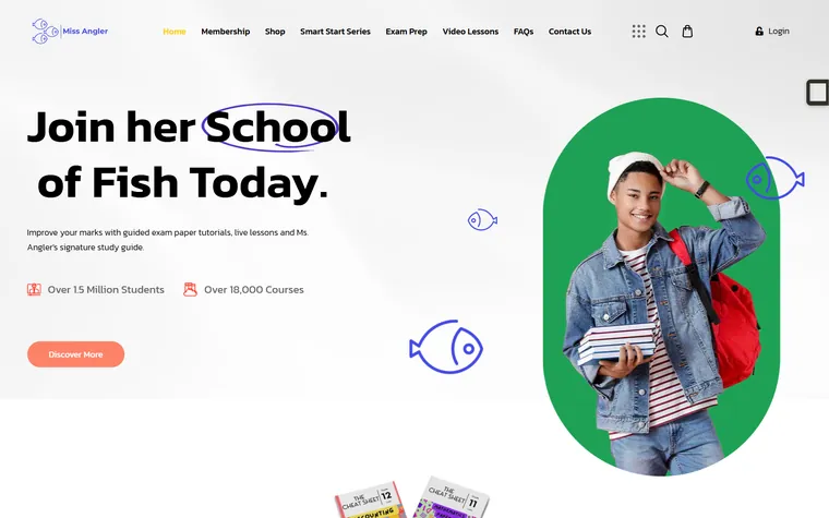 Miss Angler website designed and built by FUTR Agency