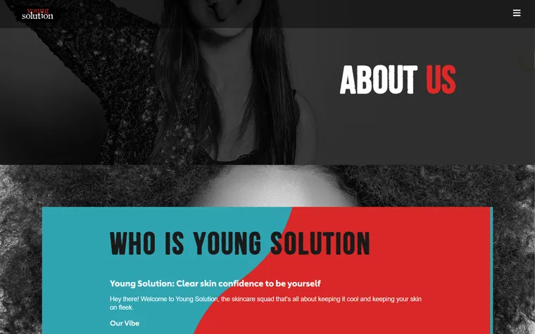 Young Solution — additional screen